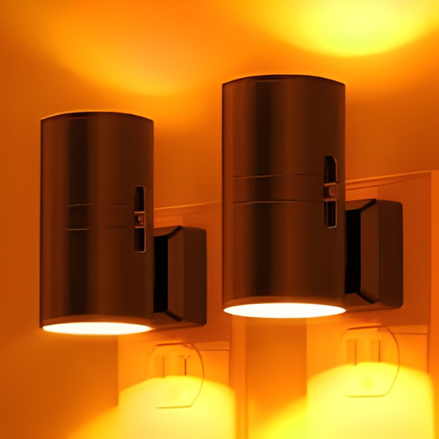 Amber Curve Night Light